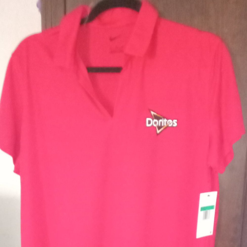 Doritos - Nike red short sleeve shirt xl